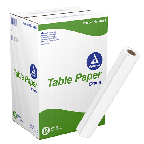 Dynarex Exam Table Paper Crepe 18in 125ft - 12 - Cs - Sterling Distributors