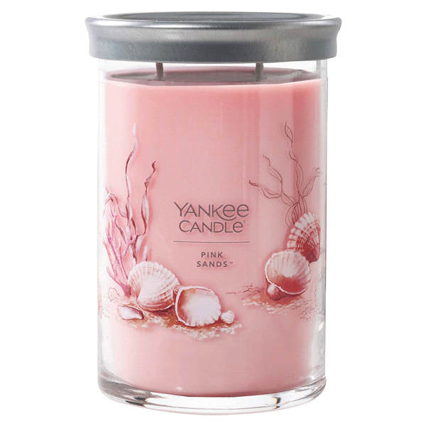 Yankee Candle Pinks Sands Large 20oz Signature Glass - Sterling Distributors