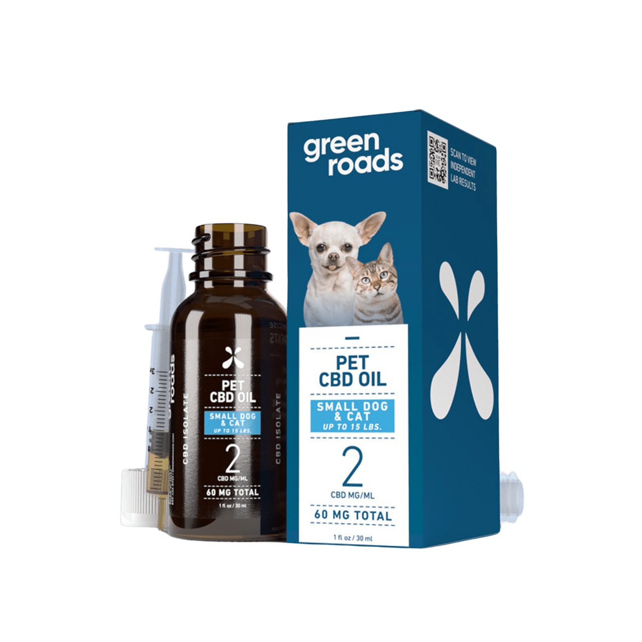 Green Roads Pet CBD Drops Small Dog & Cat - Case of 4 - Sterling Distributors