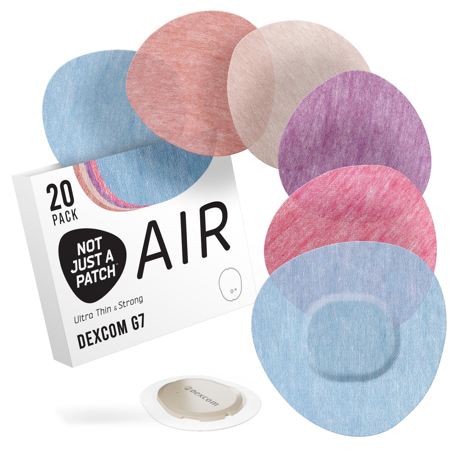 Not Just A Patch Dexcom G7 Air Patches Multicolor - Sterling Distributors