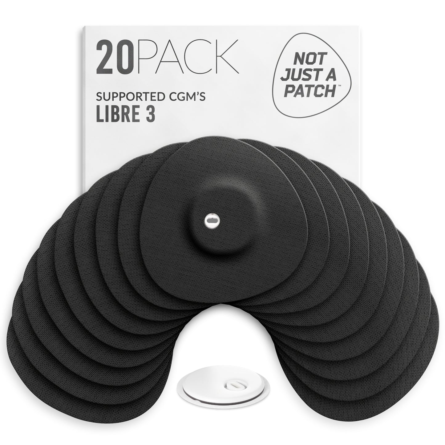 Not Just A Patch Libre 3 Patches Black - Sterling Distributors