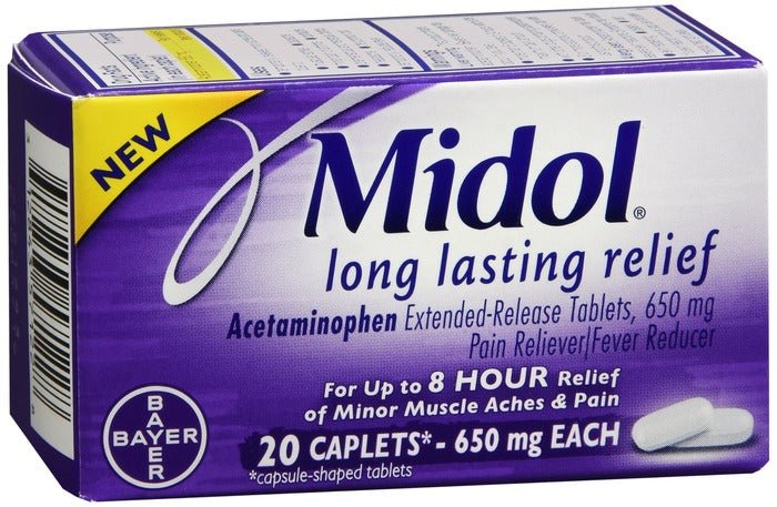 Midol Long Lasting Relief 20ct - Sterling Distributors