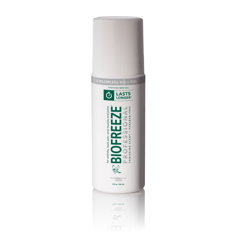 Biofreeze Professional 3oz Colorless Roll On (13419) - Sterling Distributors