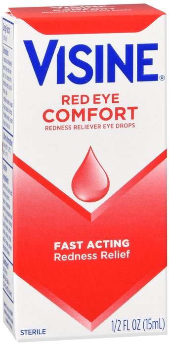 Visine Red Eye Comfort Redness Relief Eye Drops 0.5oz - Sterling Distributors