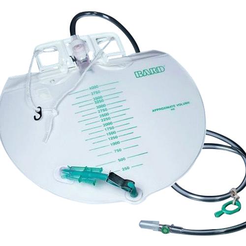 Bard Medical Bedside Urine Drainage Bag Large 4000mL Sterile Latex Free - Sterling Distributors