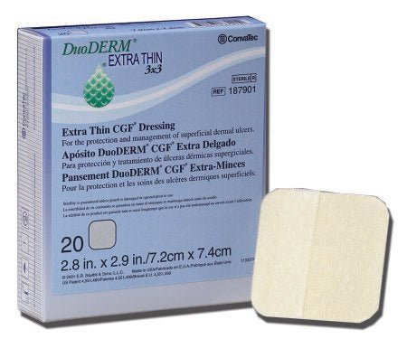 Convatec DuoDerm 4in x 4in Extra Thin CGF Dressing - Sterling Distributors