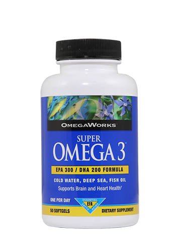 OmegaWorks Super Omega 3 Softgels - Sterling Distributors