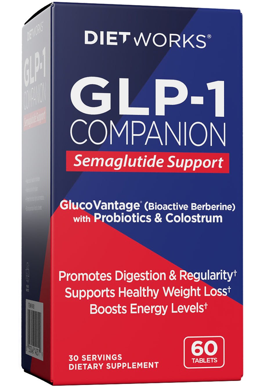 DietWorks GLP - 1 Companion Semaglutide Support Tablets 60ct - Sterling Distributors