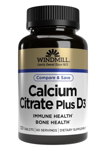 Windmill Calcium Citrate Plus D3 Tablets - Sterling Distributors