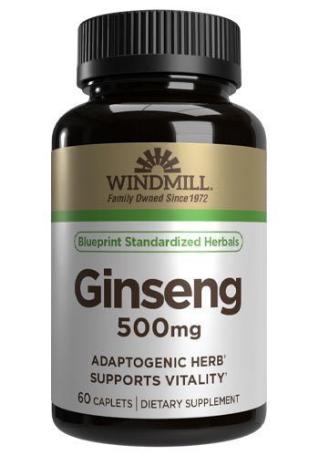 Windmill Ginseng 500 mg Caplets - Sterling Distributors