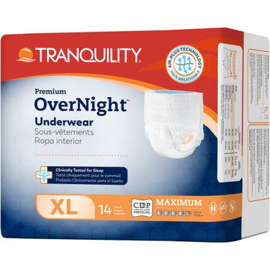 Tranquility XLarge Premium Overnight DAU Case of 56 - Sterling Distributors