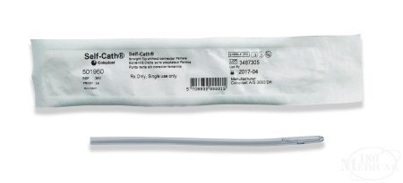 Coloplast Self - Cath Female Intermittent Catheter Straight Tip Luer End 14Fr 6 - Sterling Distributors