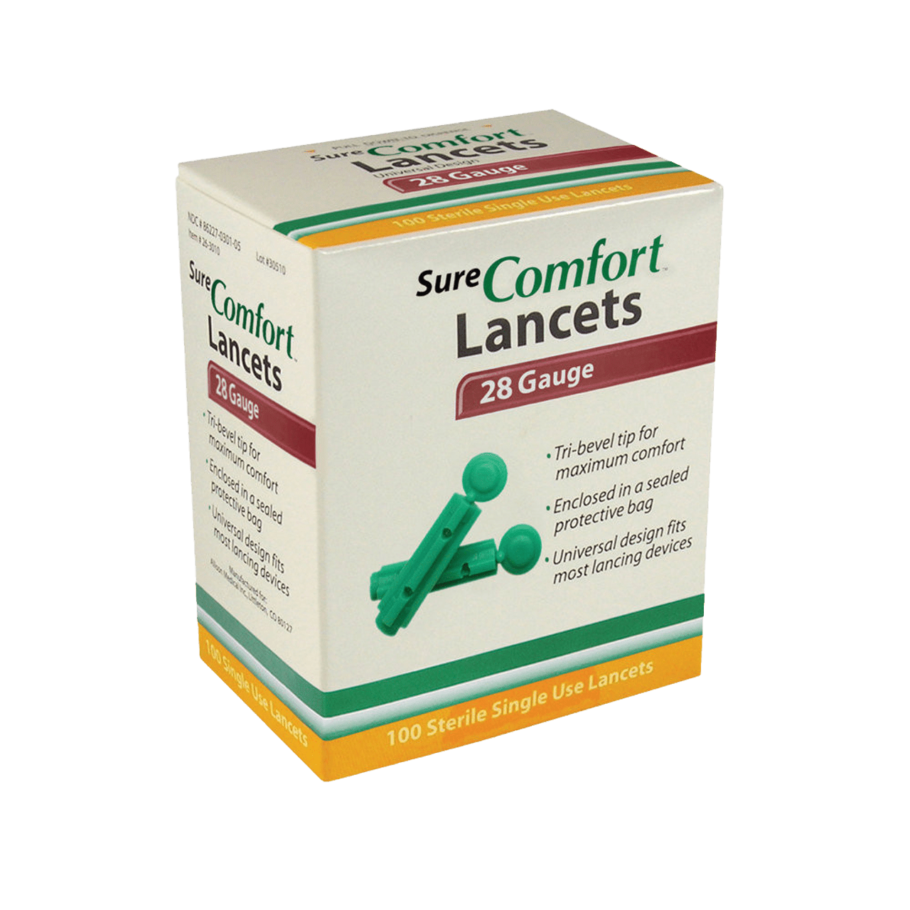 Allison Medical SureComfort Lancet 28G - Sterling Distributors