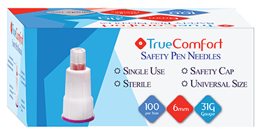 Homeaide True Comfort Safety Pen Needle 6mm 31g - Sterling Distributors