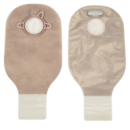 Hollister New Image 2 - Piece Drainable Pouch& Lock N Roll Microseal Closure 2 - 1/4 Flange - Sterling Distributors