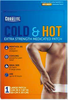 Coralite Cold & Hot Extra Strength Medicated Pain Patch Pack/1 - Sterling Distributors