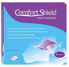 HomeAide Comfort Shield Adult Underpads 30in x 36in (Case of 150) - Sterling Distributors