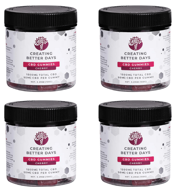 Creating Better CBD Watermelon Gummy 1500mg -Case of 4