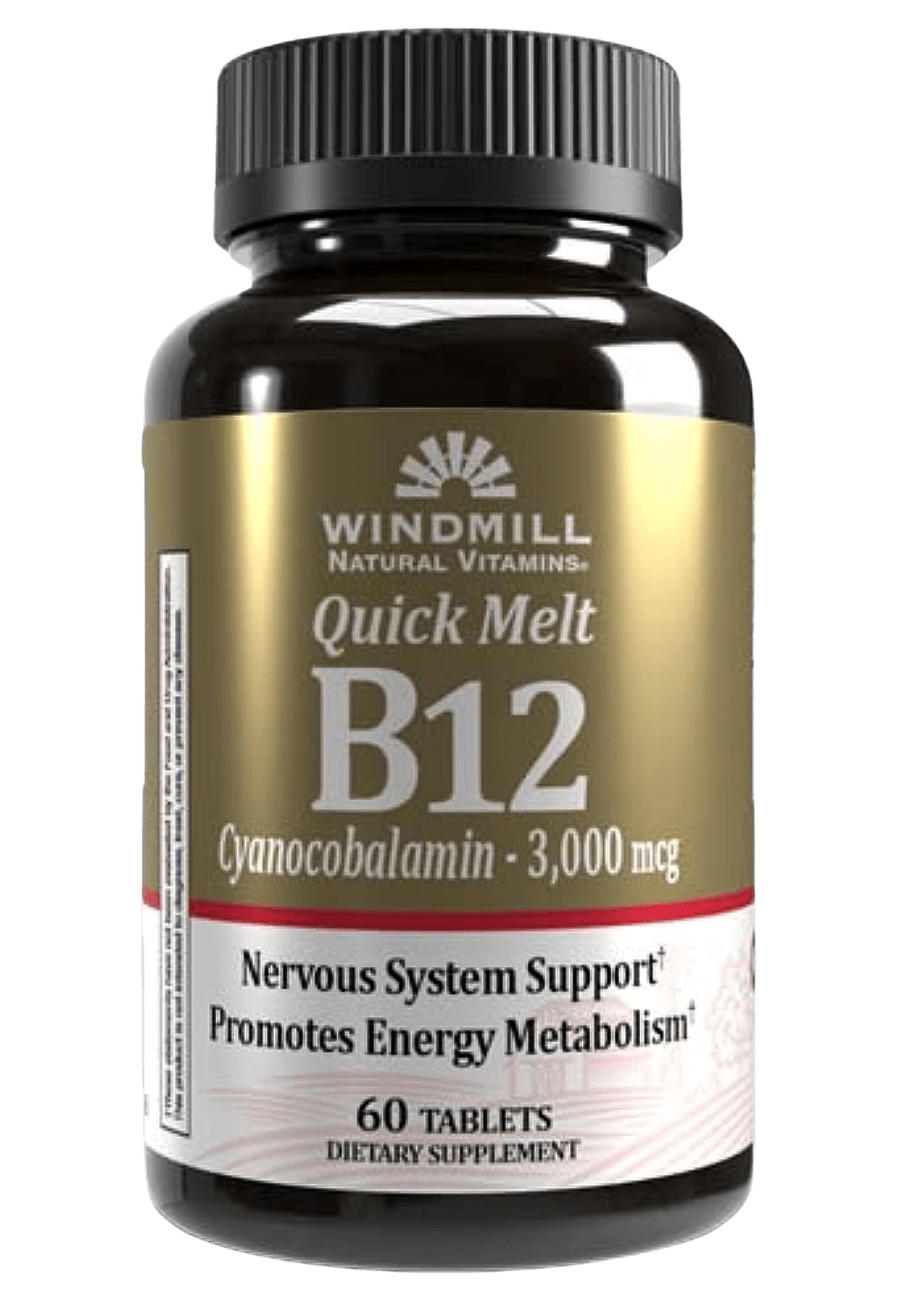 Windmill B12 3000 mcg Quick Melts Tablets - Sterling Distributors
