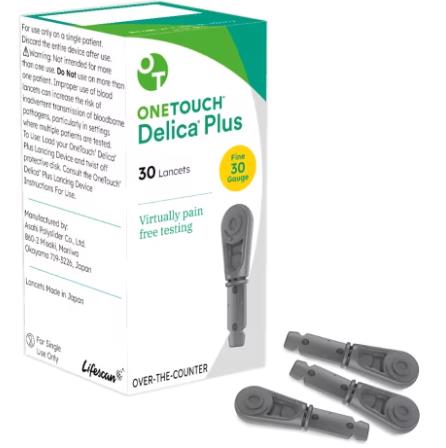 One Touch Delica Plus 30g 30ct - Sterling Distributors