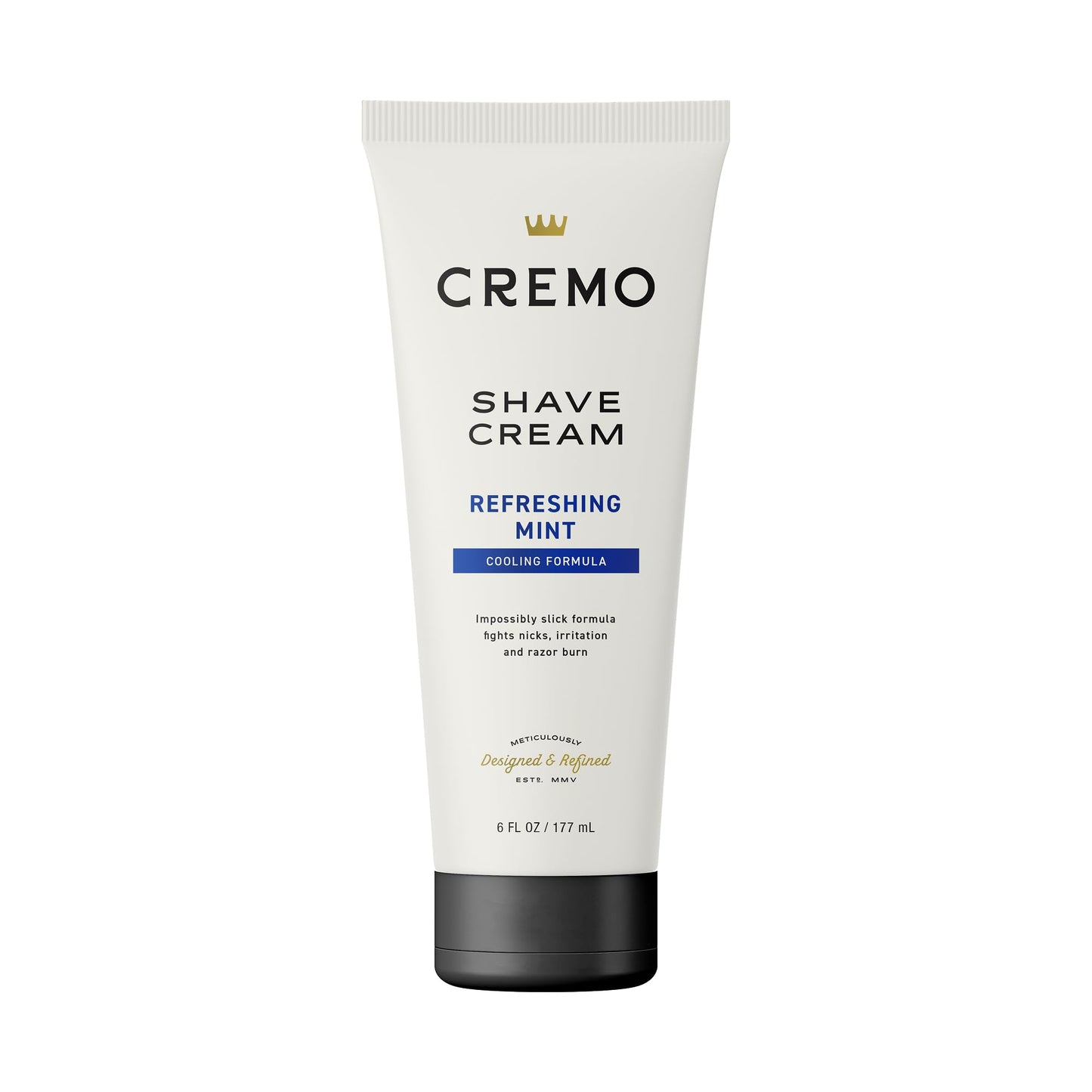 Cremo Concentrated Mens Cooling Formula Refreshing Mint Scent Shave Cream 6 Fl Oz - Sterling Distributors