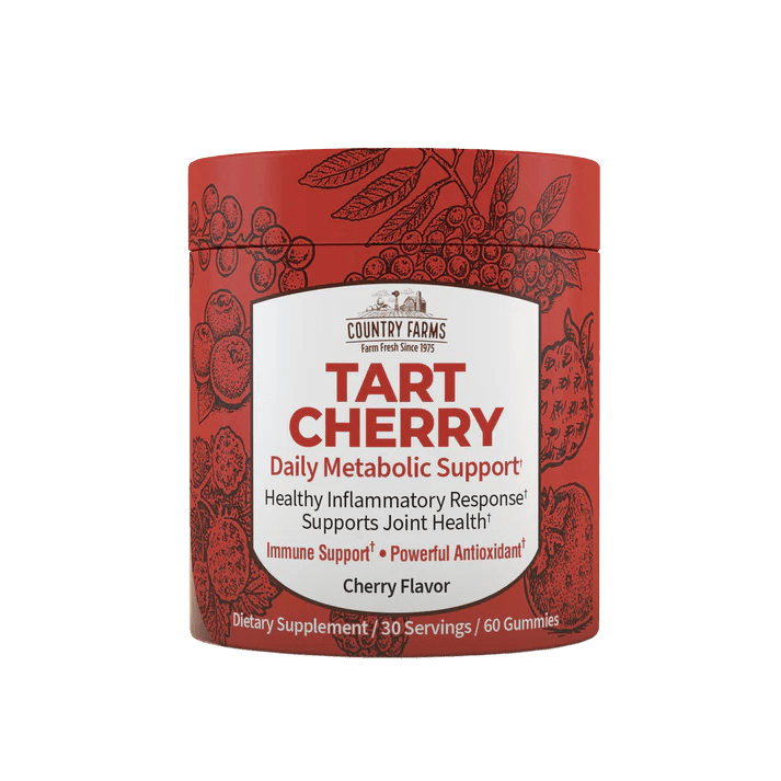 Country Farms Tart Cherry - Cherry Gummies - Sterling Distributors