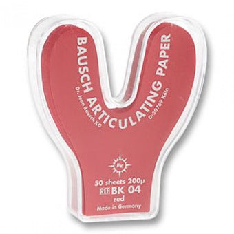 Articulating Paper Red Strips 200 Microns .008 300/pk. - Bausch - Sterling Distributors