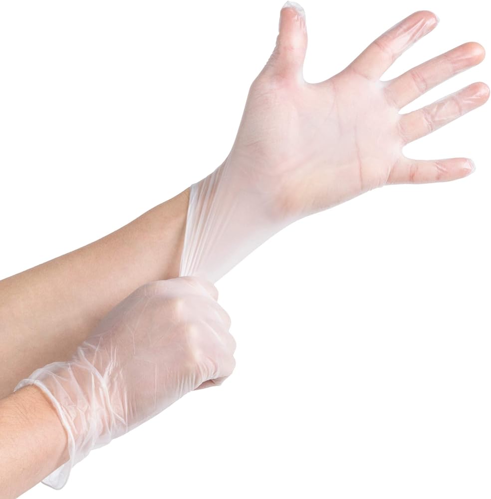 Uline Vinyl Medium Gloves 100ct (Not for medical use) - Sterling Distributors