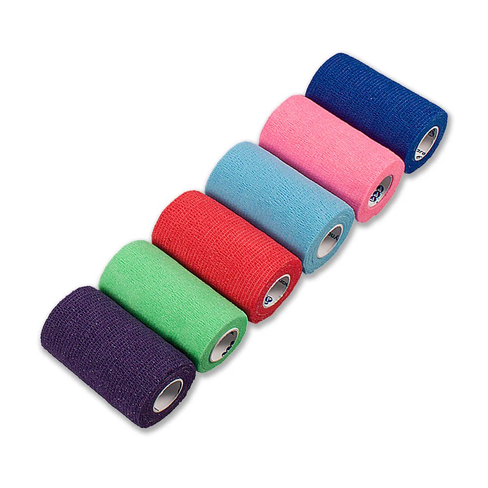 Dynarex Sensi Wrap Self Adherent Latex Free 3in x 5yds Rainbow (4/Colors) - Sterling Distributors