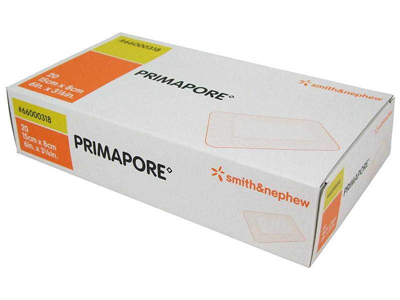 Primapore adhesive non - woven wound dressing 6" x 3 - 1/8" - Sterling Distributors