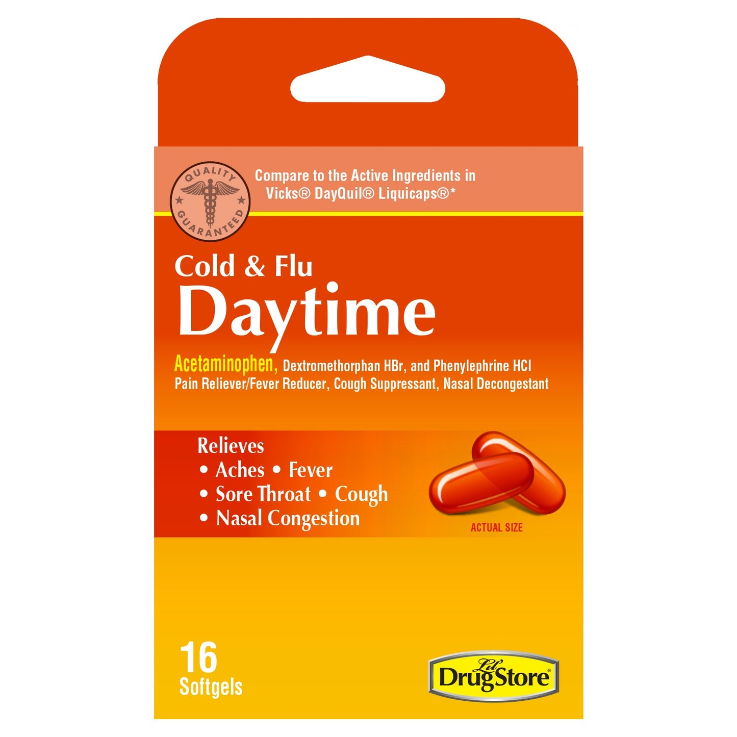Lil Drug Cold & Cough Daytime Tablets 16 ct