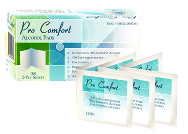 ProComfort Alcohol Prep Pads - Sterling Distributors