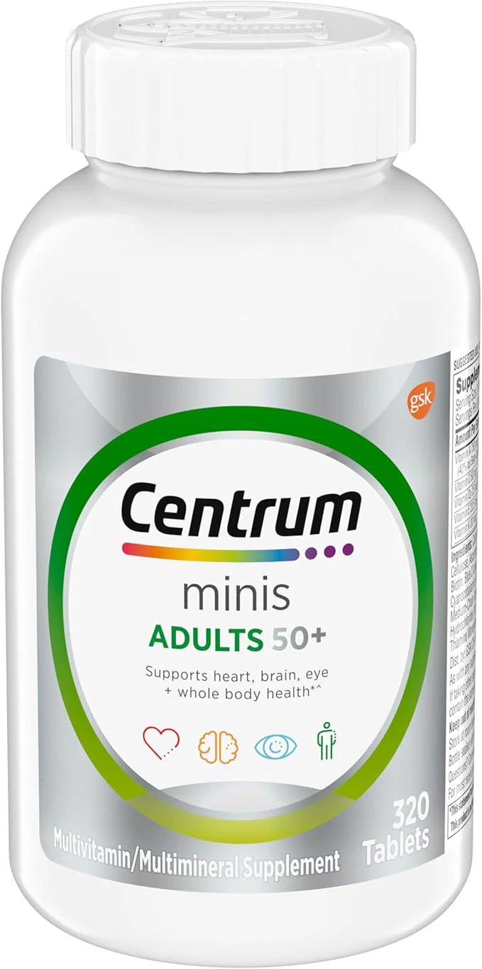 Centrum Silver Minis Adult 50+ Tablets 320 ct - Sterling Distributors