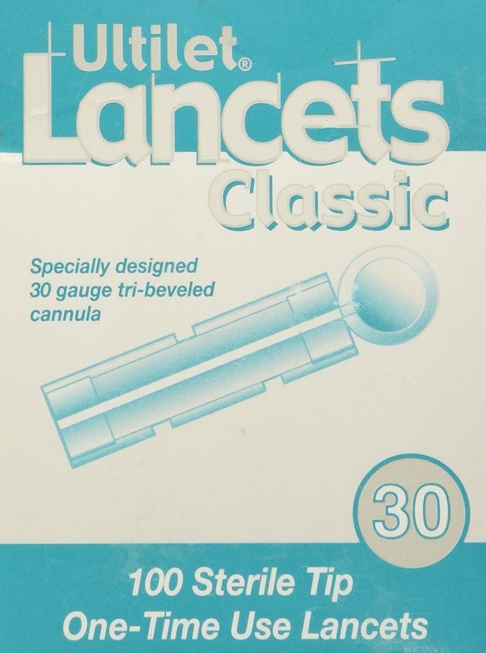 Ulitlet Lancets 30g Classic Box 100 (Twist Top) - Sterling Distributors