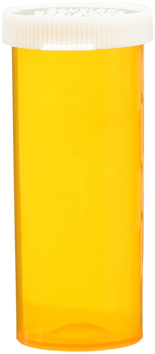 Colorsafe Snap Caps 8 Dram Amber