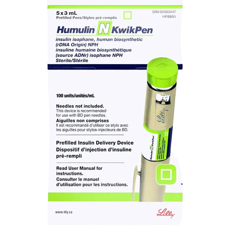 Humulin Kwikpen N 5x3ml - Sterling Distributors