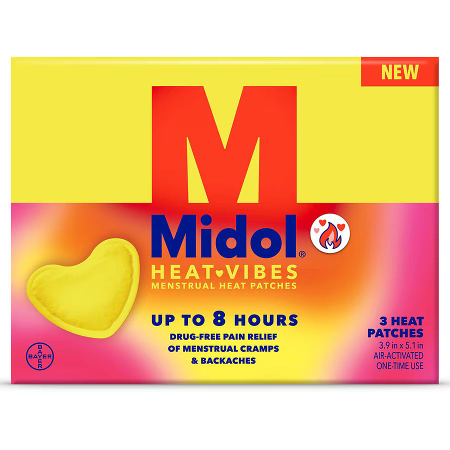 Midol Heat Relief Patches 3 ct