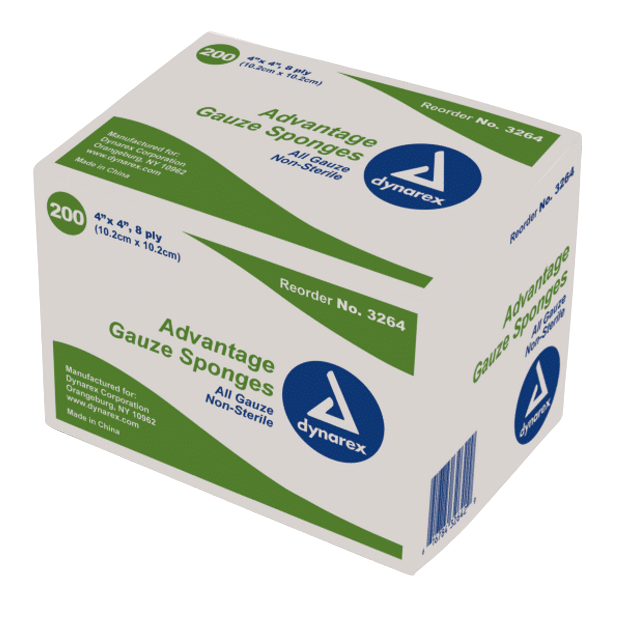 Gauze Sponge 4x4 8 Ply 200 per Bag - Sterling Distributors