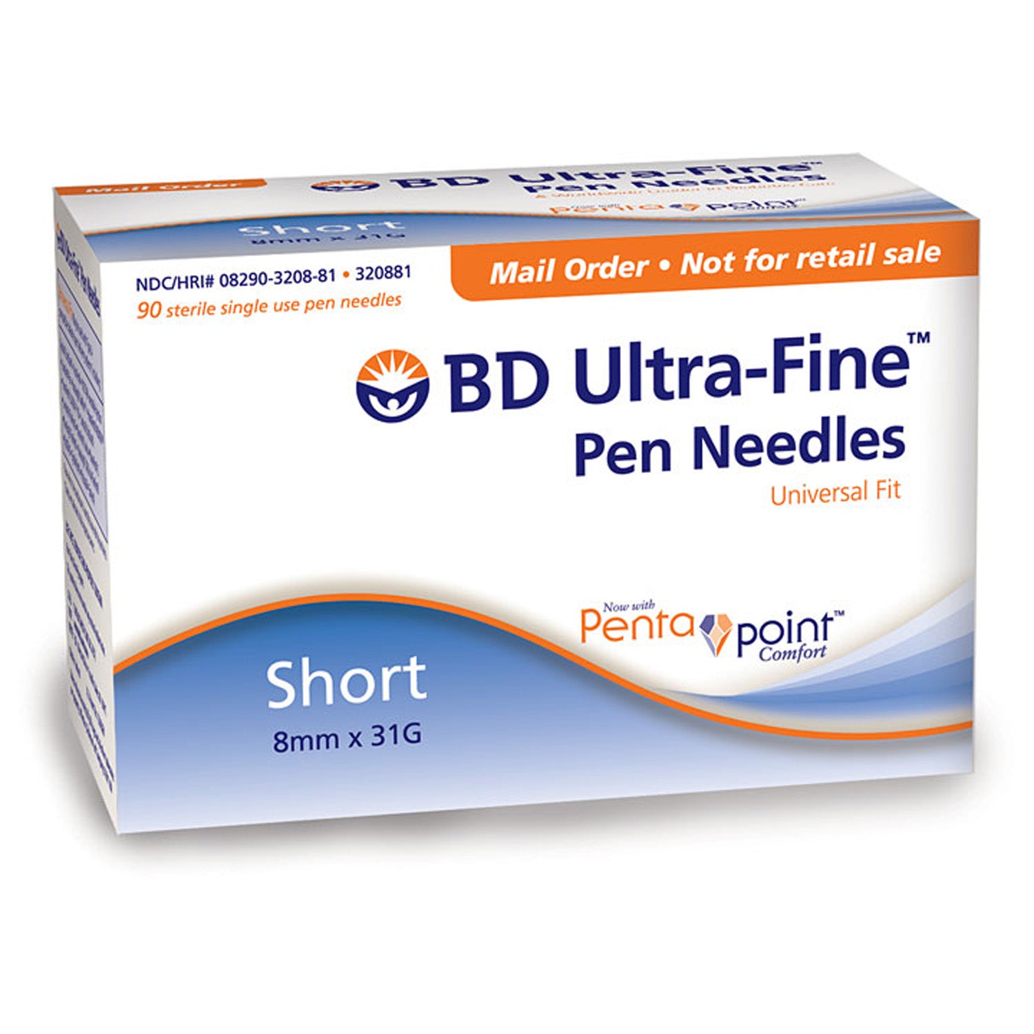 BD Ultra - Fine Short Insulin Pen Needle 31g 8mm - Sterling Distributors