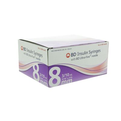 Syringe 3/10ml 31g X 5/16 Insulin Ultrafine - Sterling Distributors