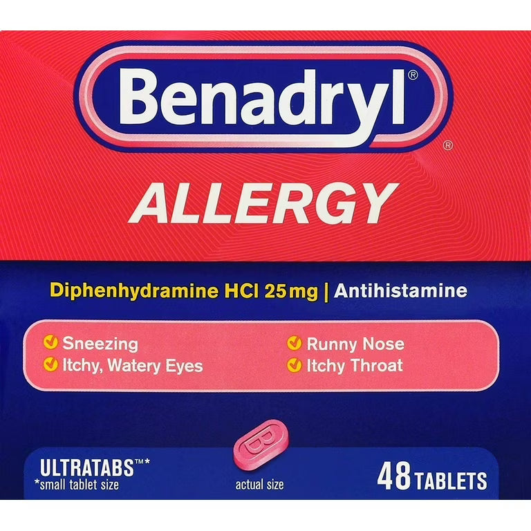 Benadryl Allergy Ultratab Tablets 48ct