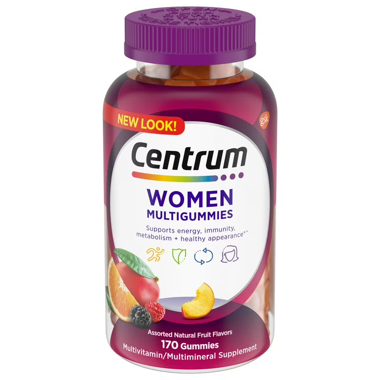 Centrum Women Multivitamin/Multiminerals MultiGummies 170 Count