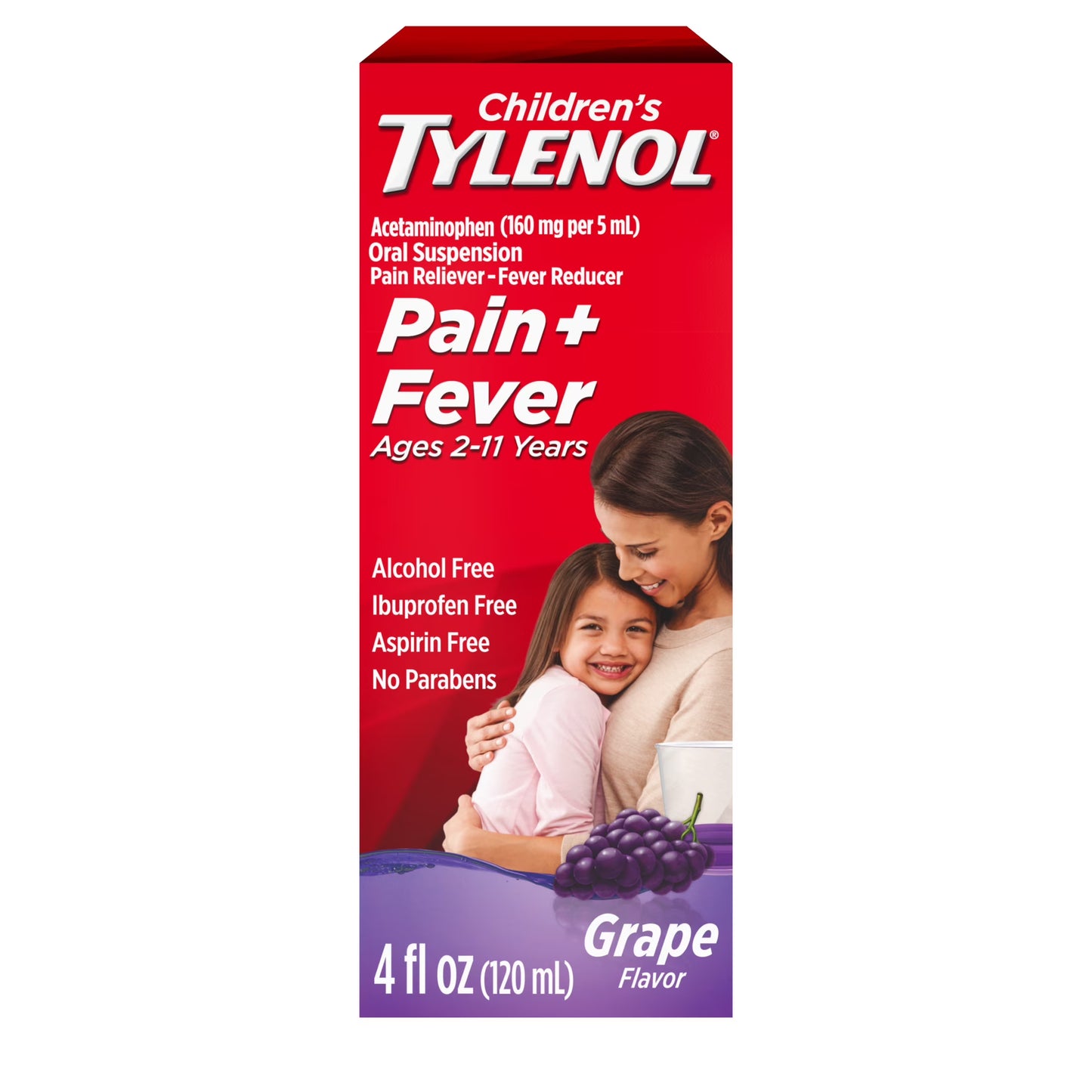Tylenol Children's Oral Suspension Grape 4oz