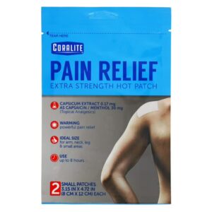 Coralite Pain Relief Extra Strength Hot Patch - Sterling Distributors