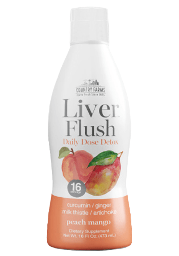 Country Farms Liver Flush Peach Mango 16 Fl oz (Case of 6) - Sterling Distributors