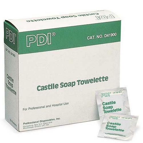 Castile Towelettes Box of 100 (PYD41900) - Sterling Distributors