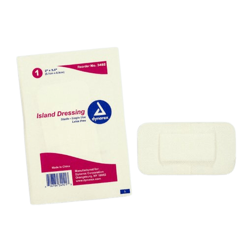 Dynarex Island Dressing Sterile 4in x 4in (25/Box) - Sterling Distributors