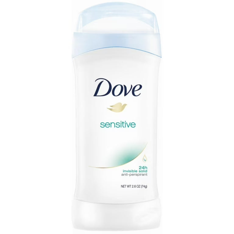 Dove Invisible Solid Antiperspirant Deodorant Stick for Women Sensitive - 2.6 oz