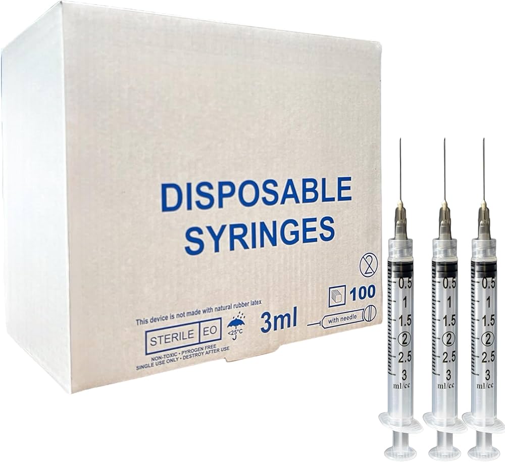 Dynarex Syringe 22g 3cc 1.5in Bx/100 - Sterling Distributors