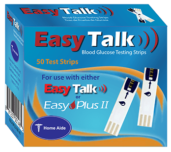Home Aide Easy Talk Plus 2 Test Strips - Sterling Distributors